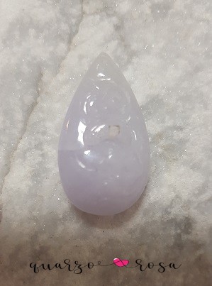 Cabochon in Giada Lavanda